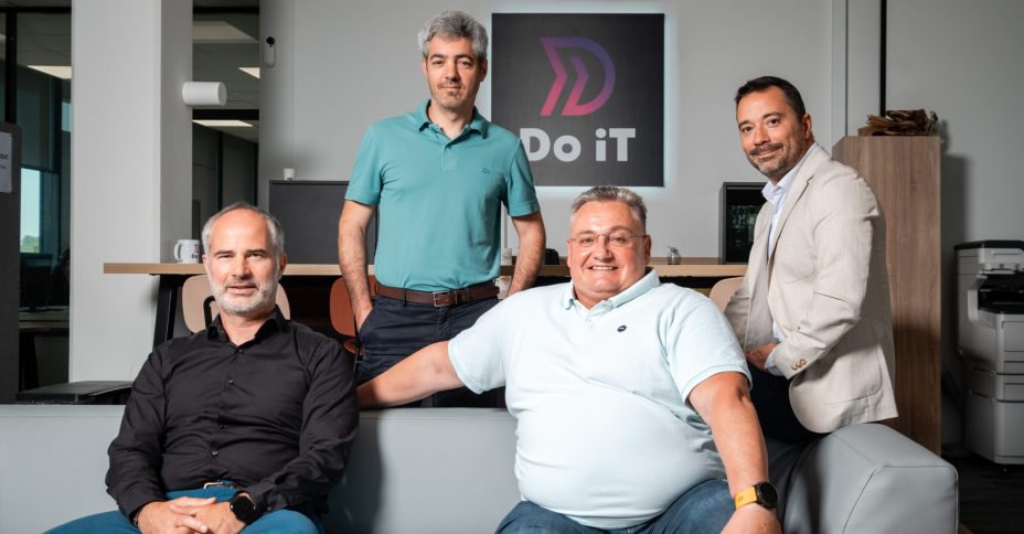The Do iT Group founders — Benoit Rouanet, Fabien Terrassoux, Guillaume Pouget, Denis Bretagnolle